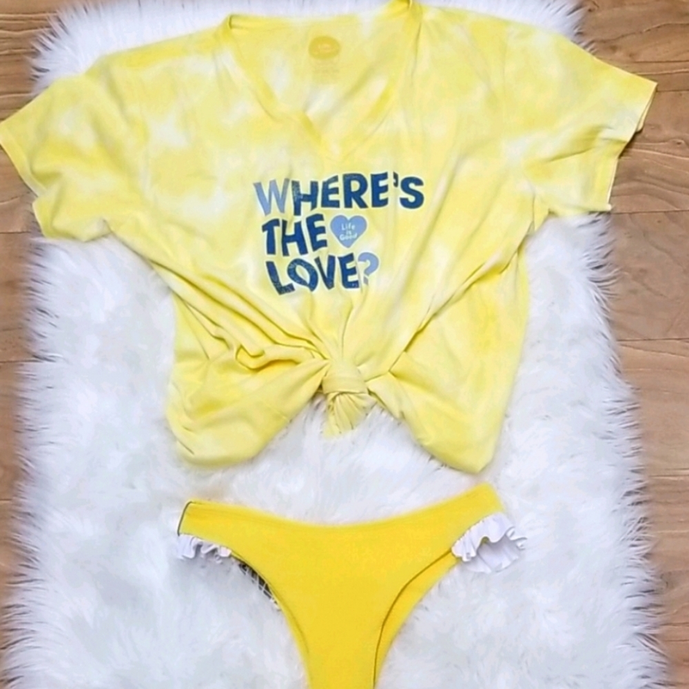 NEW| Life Is Good | Where's The Love | Tie Dye Tee - Picture 2 of 11